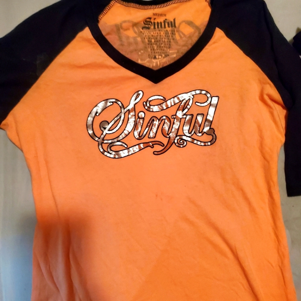 Sinful shirt NWOT